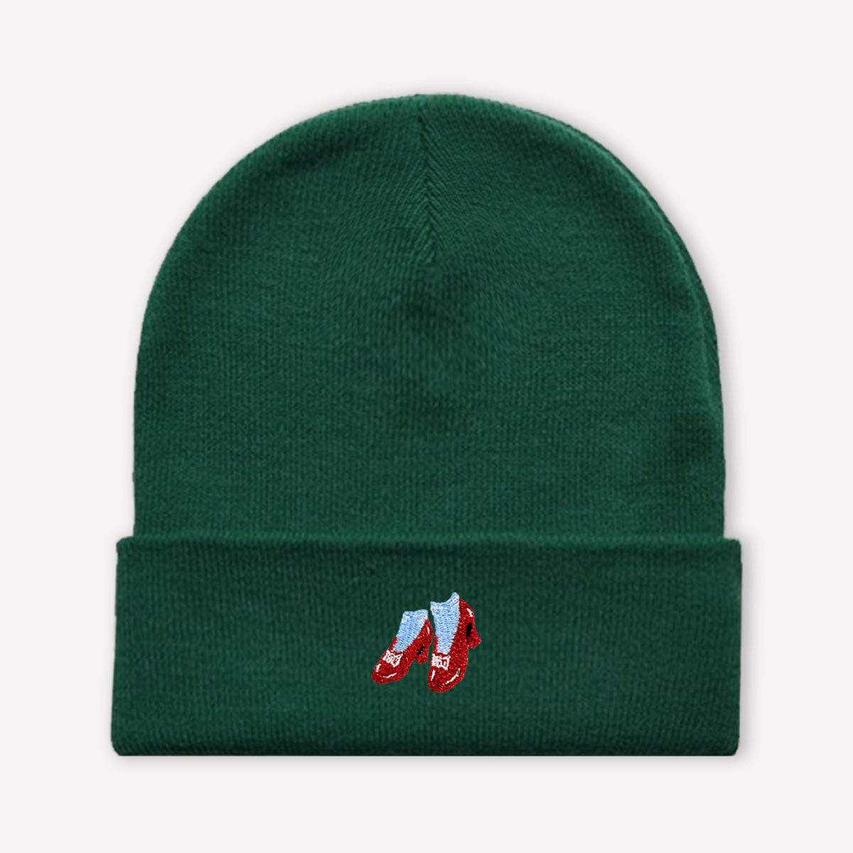 Ruby Slippers Embroidered Beanie Hat