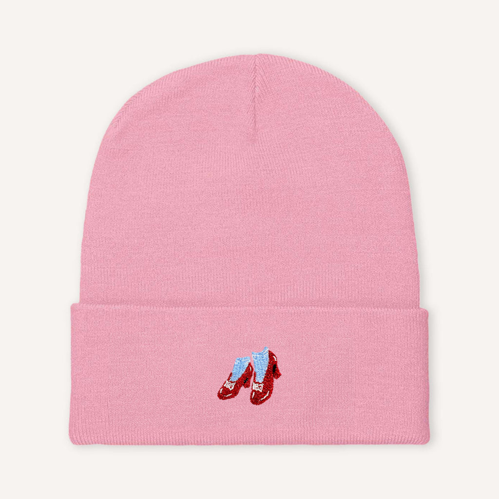 Ruby Slippers Embroidered Beanie Hat