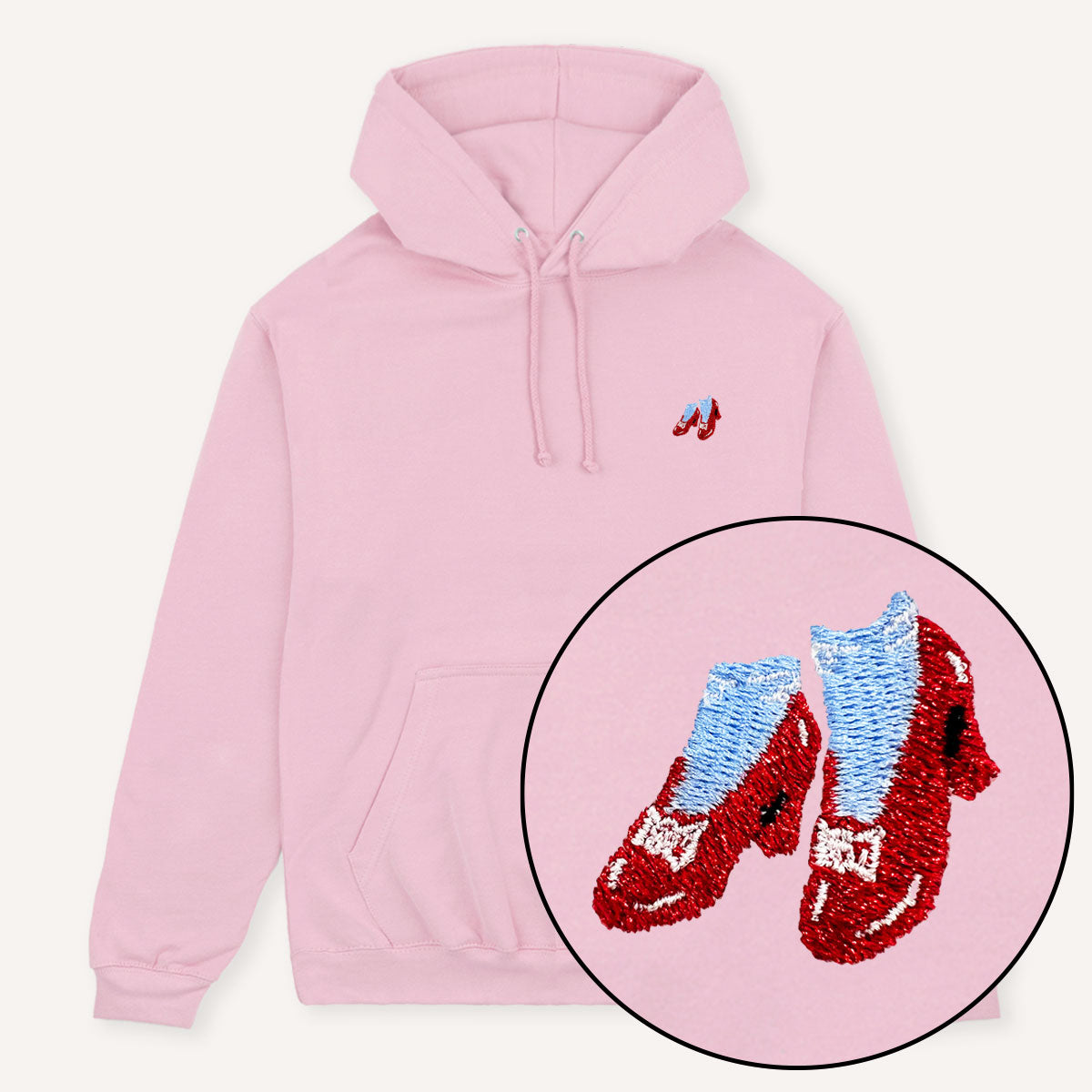 Ruby Slippers Embroidered Hoodie