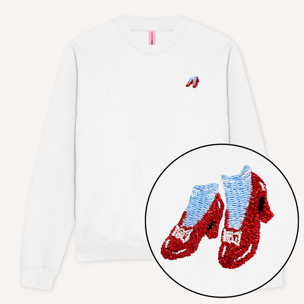Ruby Slippers Embroidery Detail Sweatshirt