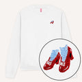Ruby Slippers Embroidery Detail Sweatshirt