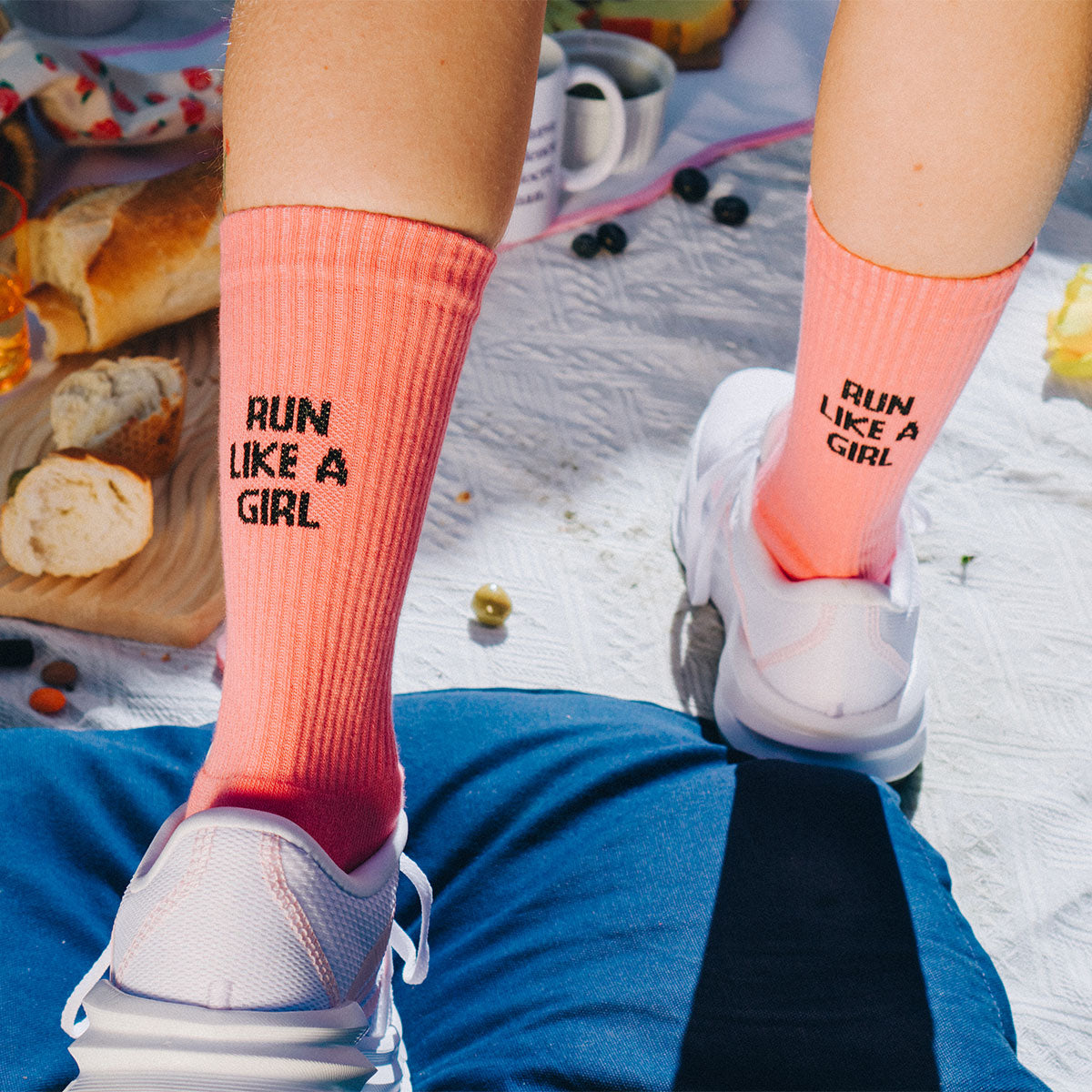 Run Like A Girl Socks