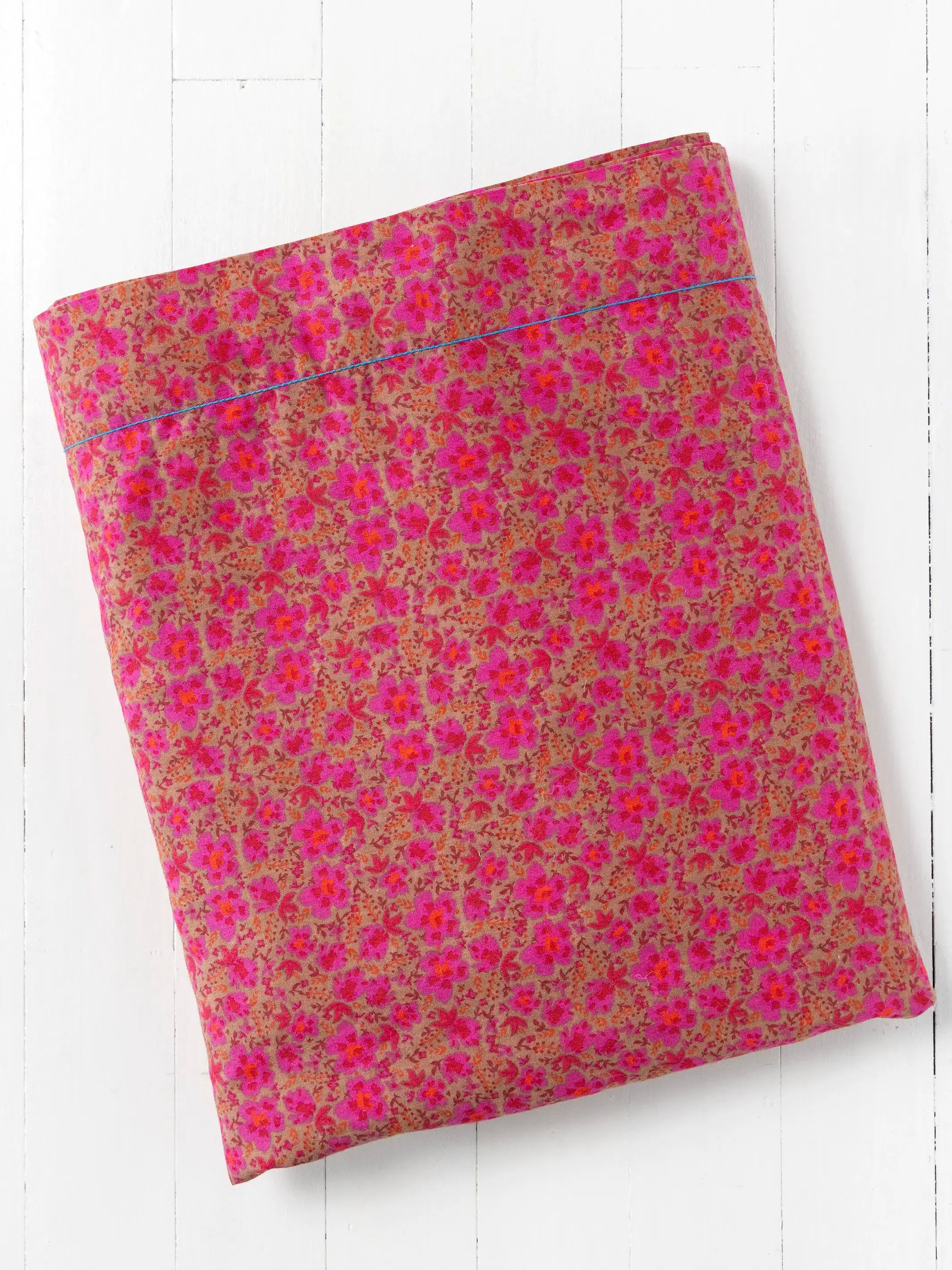 Mix & Match Cotton Flat Sheet - Pink Marlow