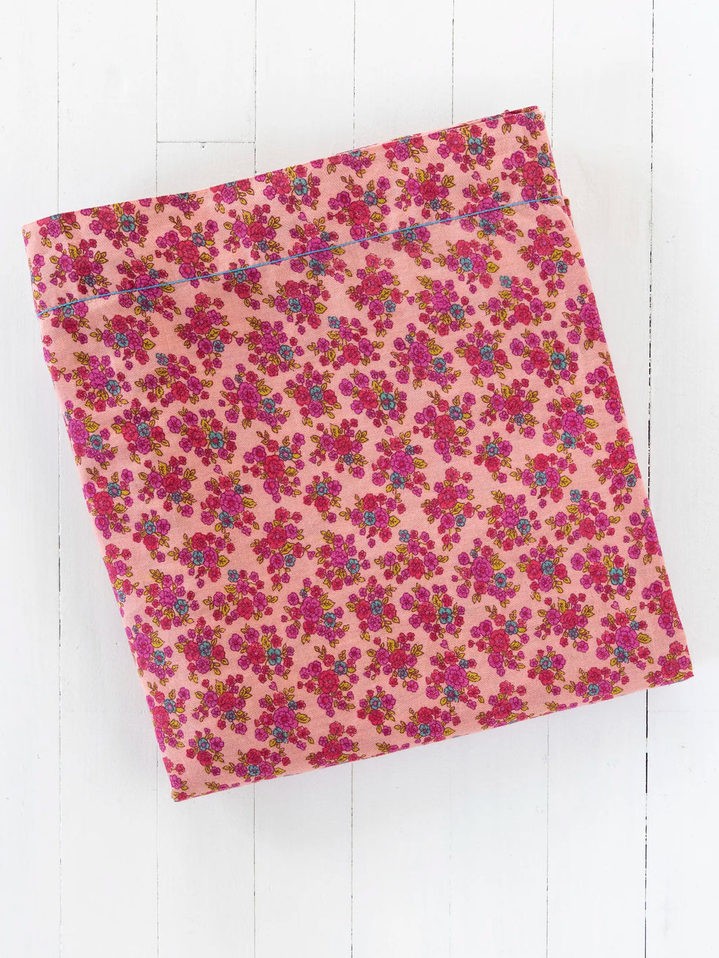 Mix & Match Cotton Flat Sheet - Blush Folk Ditsy