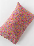 Mix & Match Cotton Pillowcase, Single - Pink Retro Calico