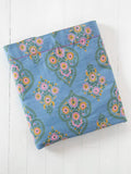 Mix & Match Cotton Flat Sheet - Blue Willow Medallion