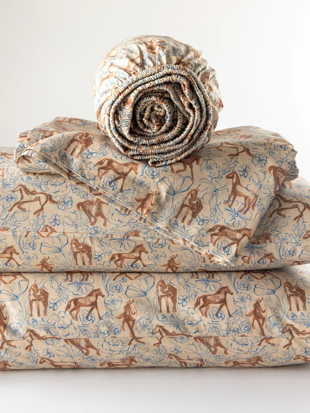 Sooo Soft Cotton Sheet Set - Wild Painted Horses