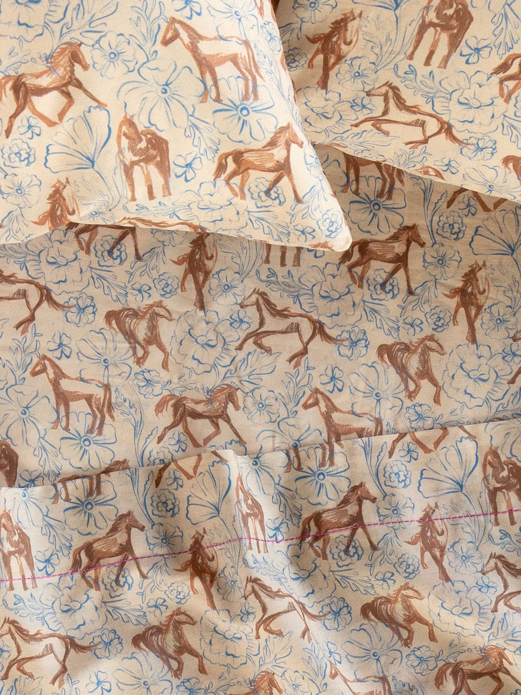 Sooo Soft Cotton Sheet Set - Wild Painted Horses