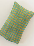 Mix & Match Cotton Pillowcase, Single - Teal Vines