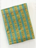 Mix & Match Cotton Flat Sheet - Teal Vines
