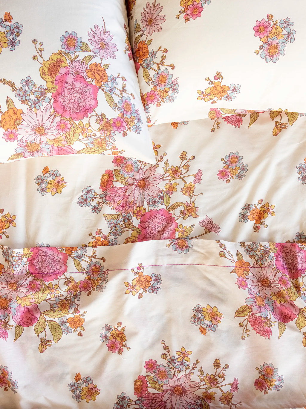 Sooo Soft Cotton Sheet Set - English Garden Cream