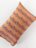 Mix & Match Cotton Pillowcase, Single - Pink Floral Stripe