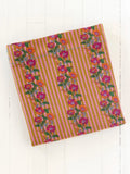 Mix & Match Cotton Flat Sheet - Pink Floral Stripe