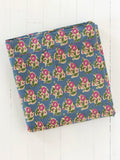 Mix & Match Cotton Flat Sheet - Denim Fields
