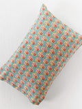 Mix & Match Cotton Pillowcase, Single - Teal Fields