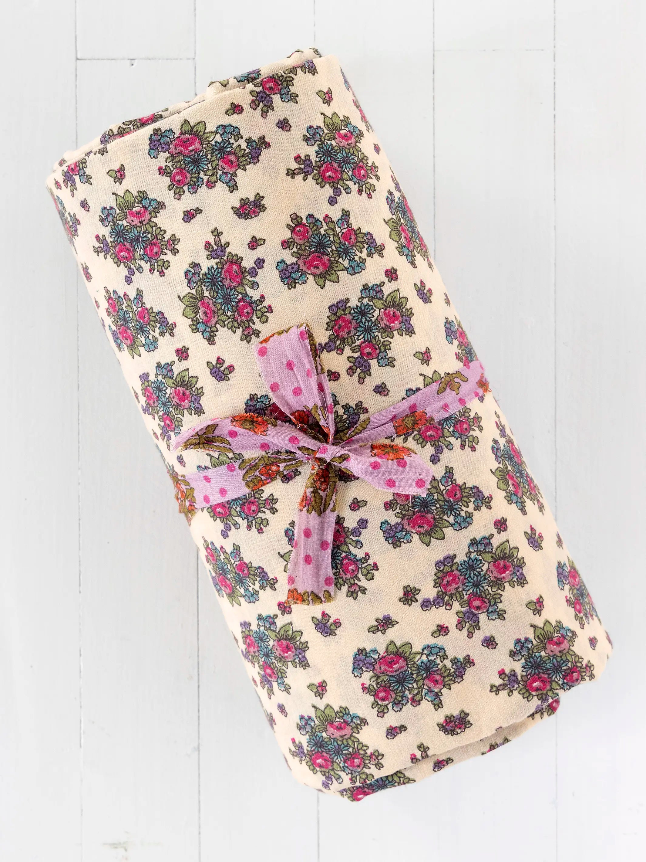 Sooo Soft Cotton Sheet Set - Rose Bunches Cream