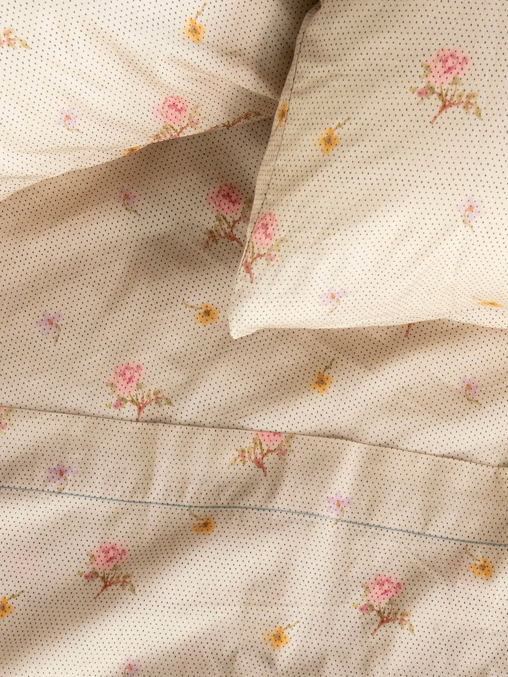 Sooo Soft Cotton Sheet Set - Pin Dot Prairie Cream