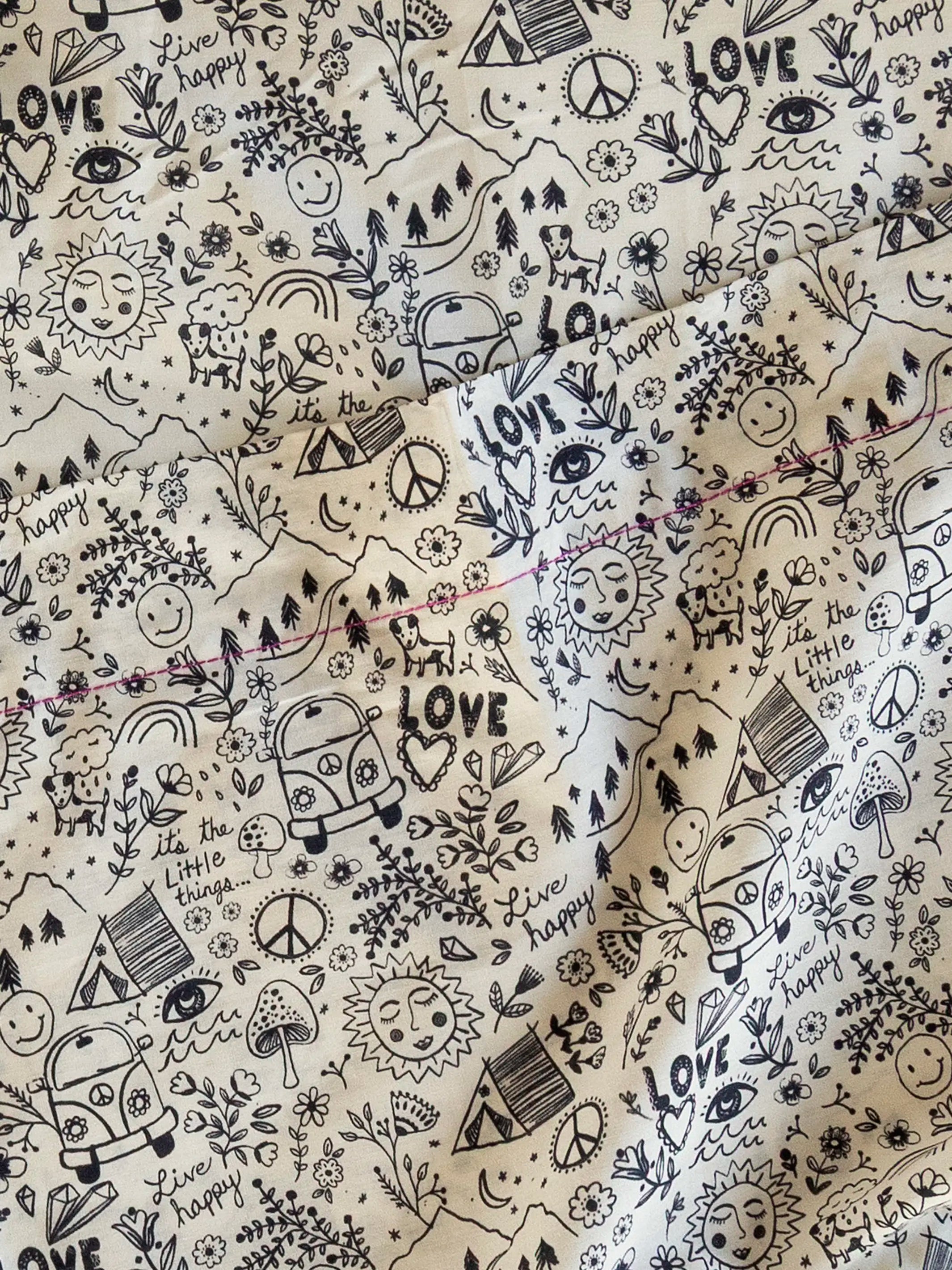 Sooo Soft Cotton Sheet Set - Live Happy Doodles