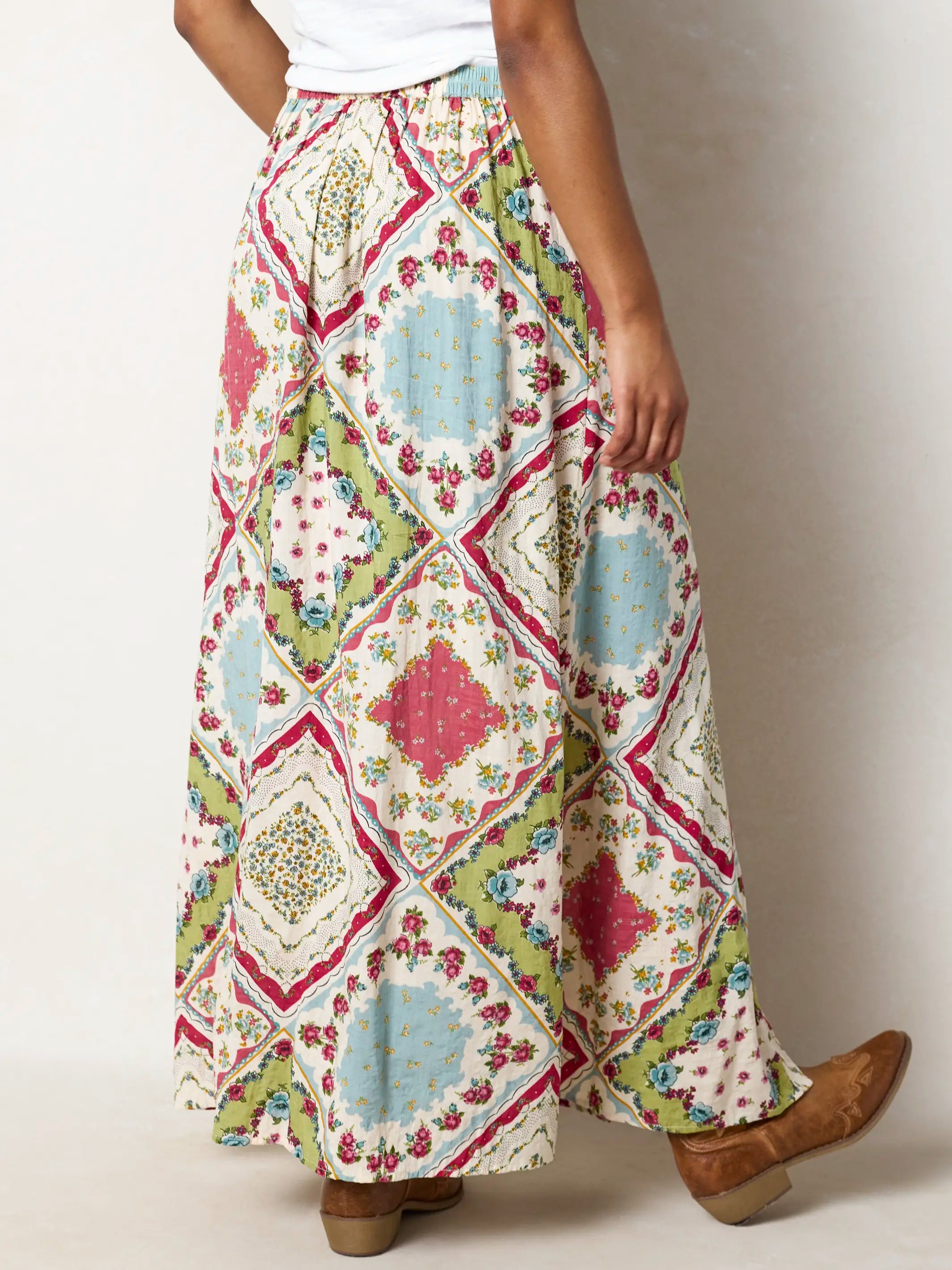 Elaina Maxi Skirt - Handkerchief Mix