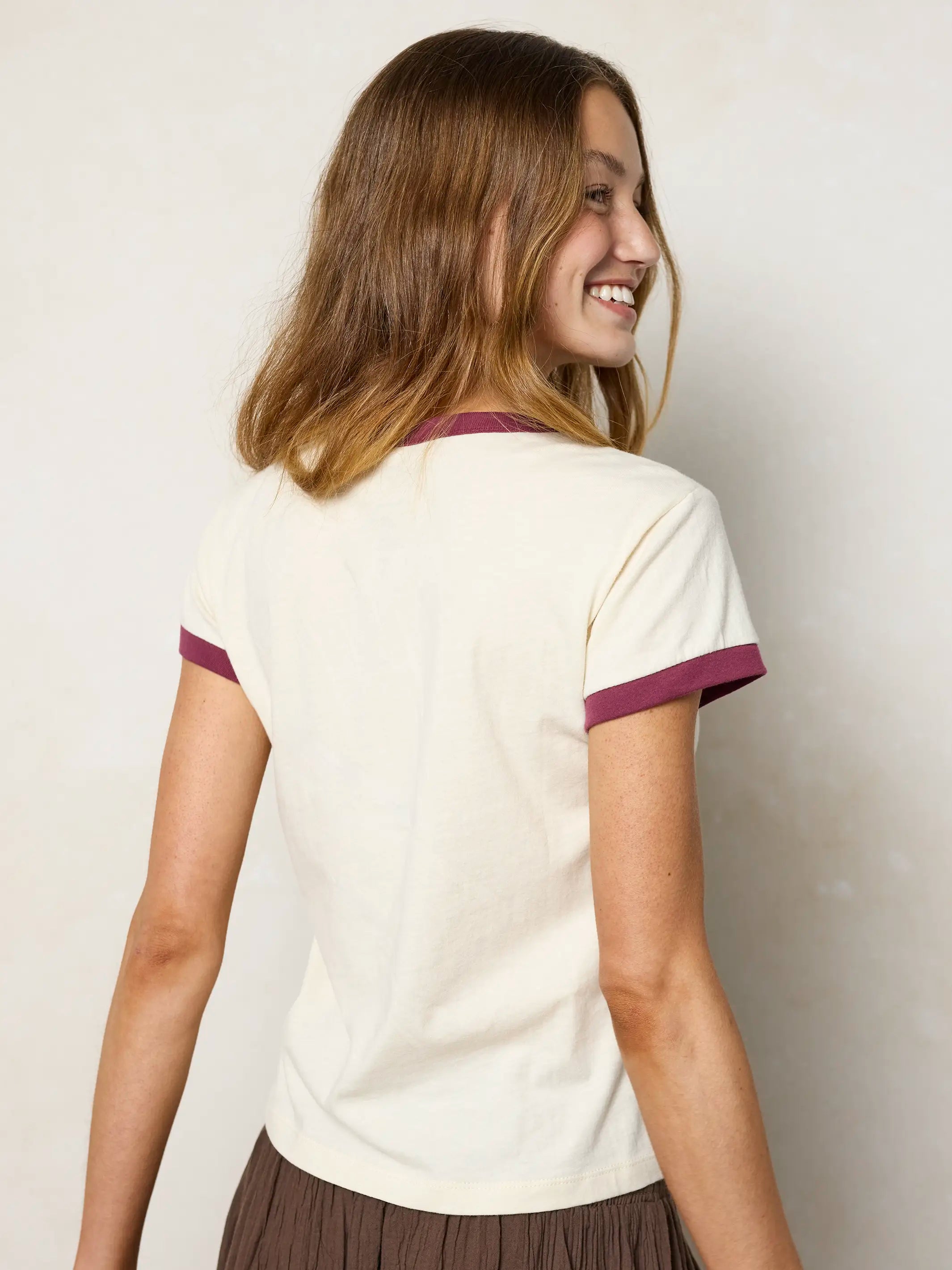 Ringer Cotton Baby Tee Shirt - Heart & Soul