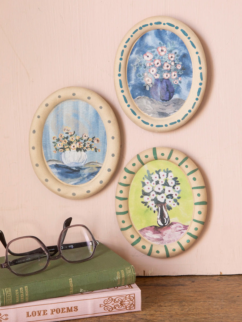 Stoneware Framed Art Set