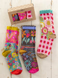 Boxed Boho Sock Set, Set of 3 - Red Heart