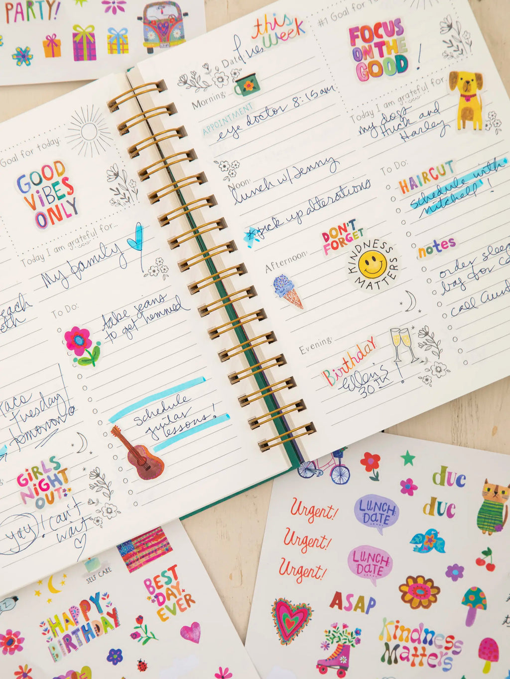 Planner Sticker Set, Set of 3 - Multi