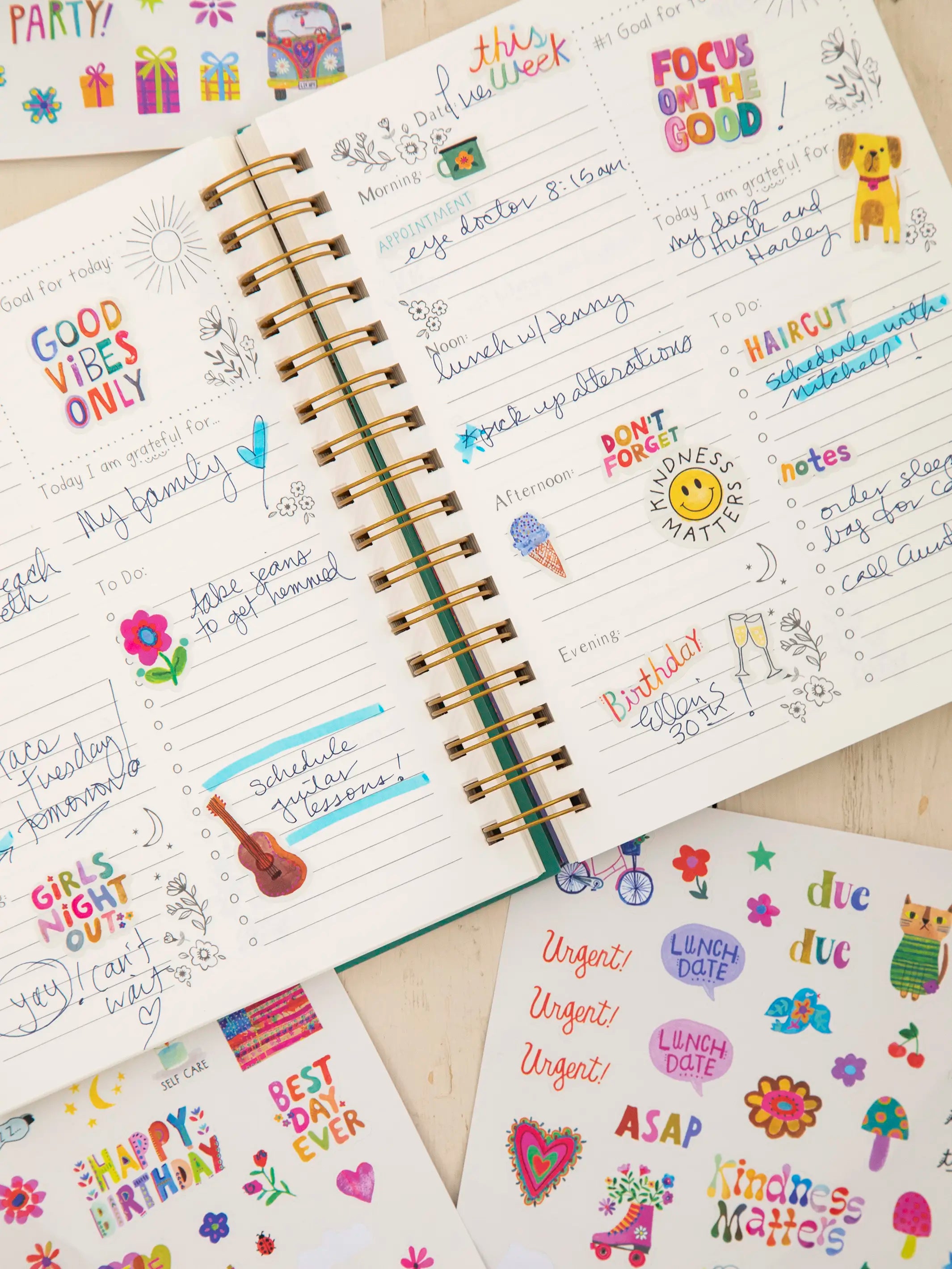 Planner Sticker Set, Set of 3 - Multi