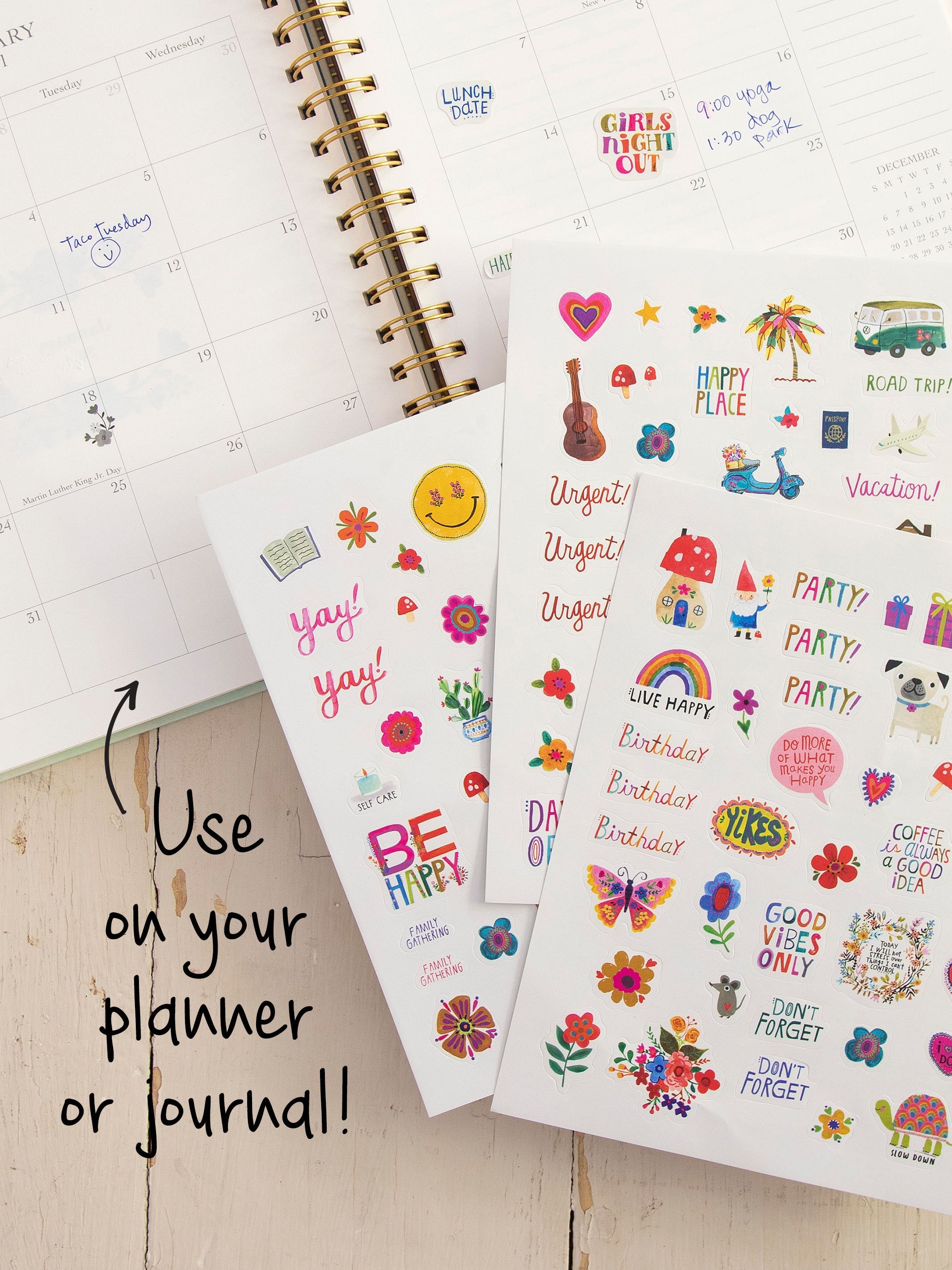 Planner Sticker Set, Set of 3 - Variety