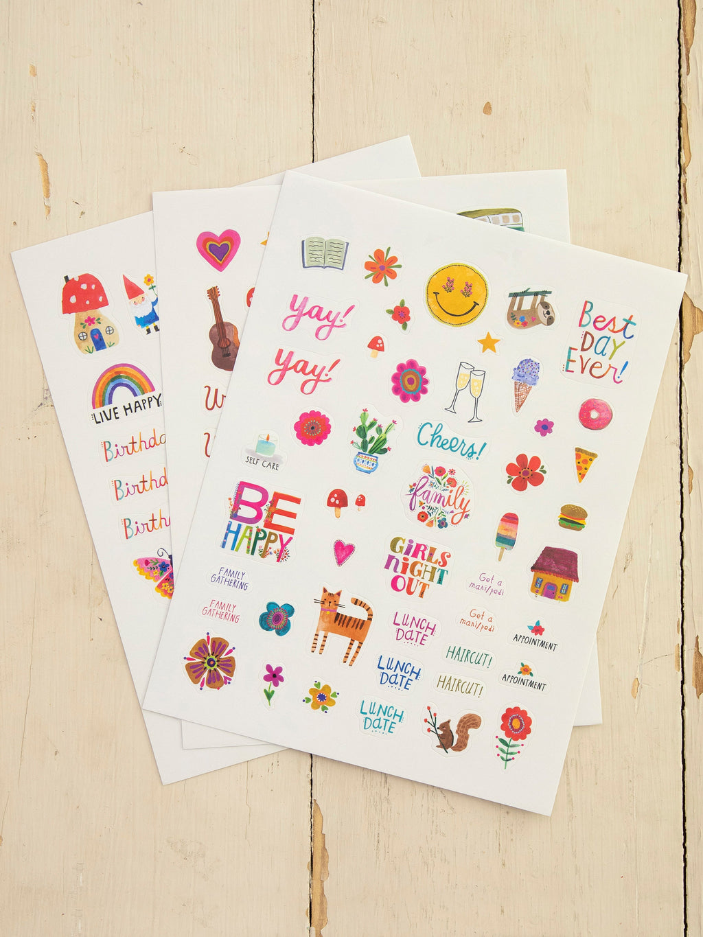 Planner Sticker Set, Set of 3 - Variety