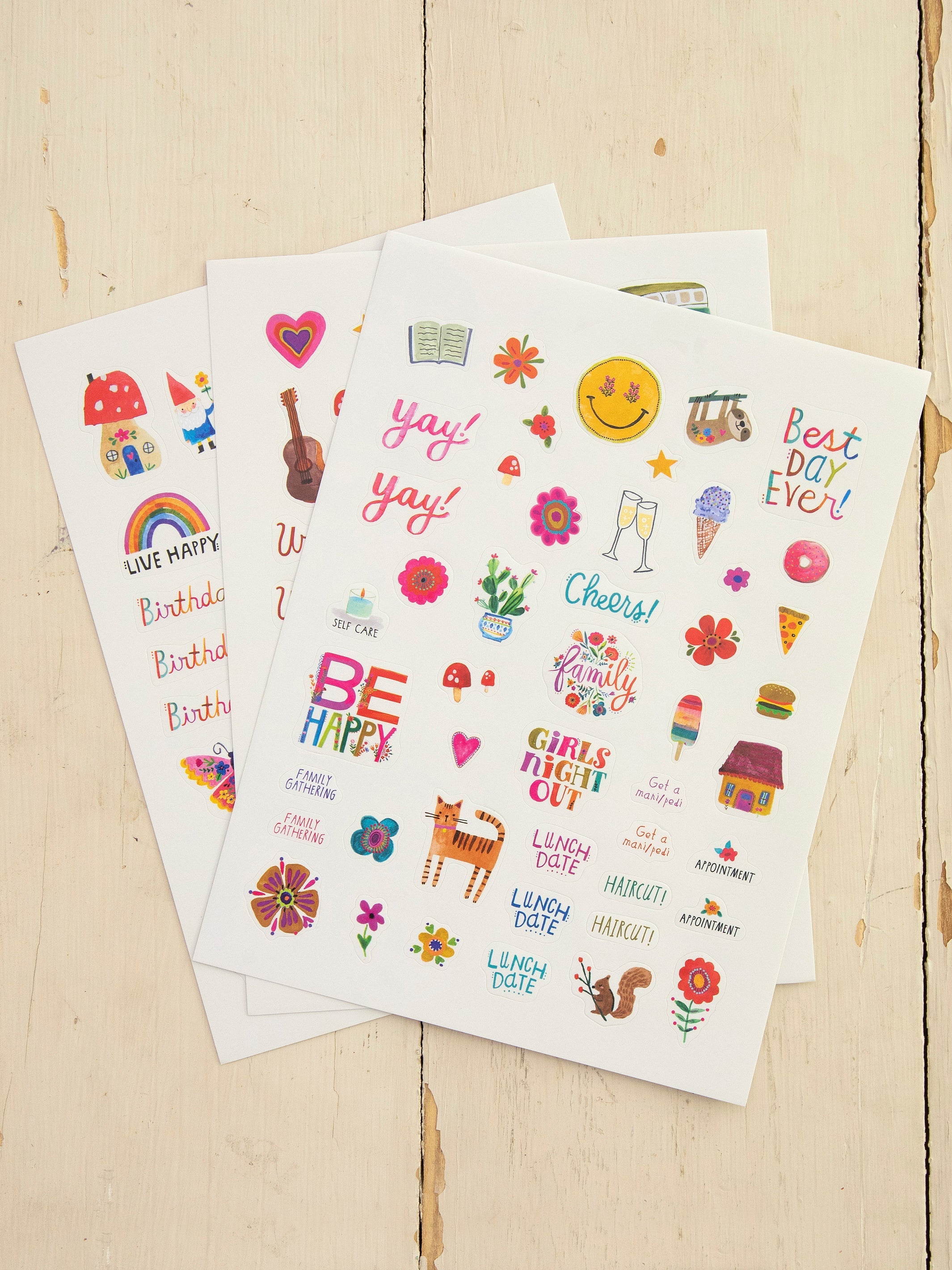 Planner Sticker Set, Set of 3 - Variety