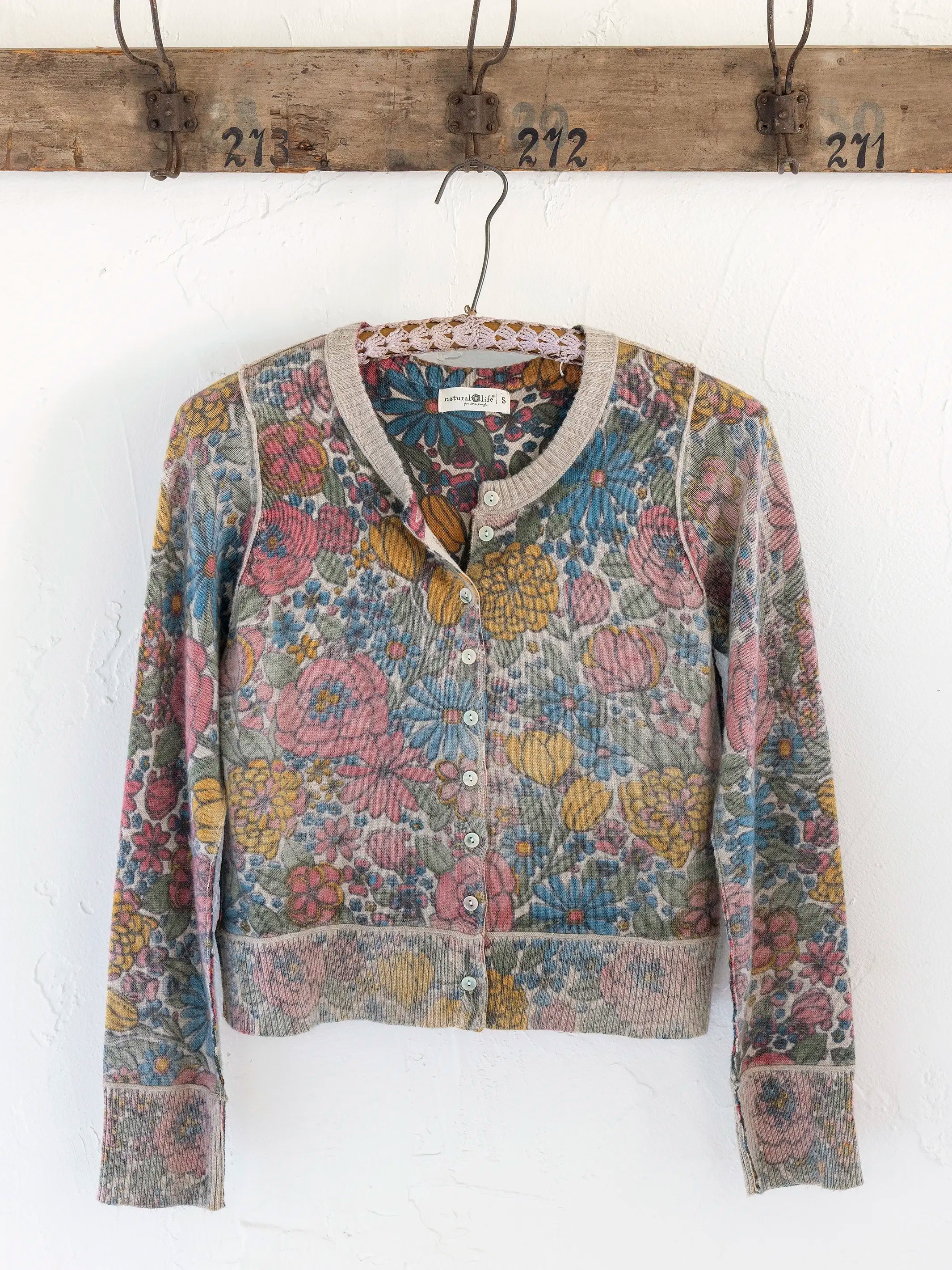 Your Everything Cardigan Sweater - Drawn Garden Multi