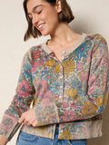 Your Everything Cardigan Sweater - Drawn Garden Multi