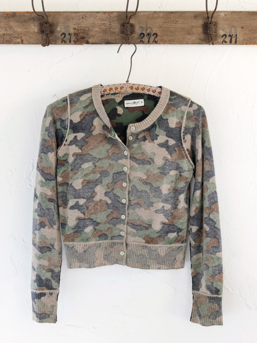 Your Everything Cardigan Sweater - Olive Camo