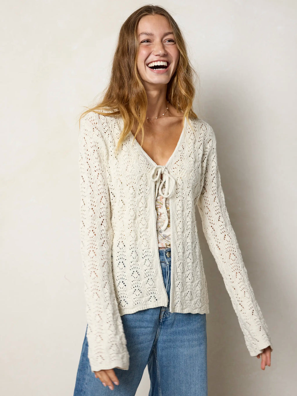 Josie Layering Sweater - Cream