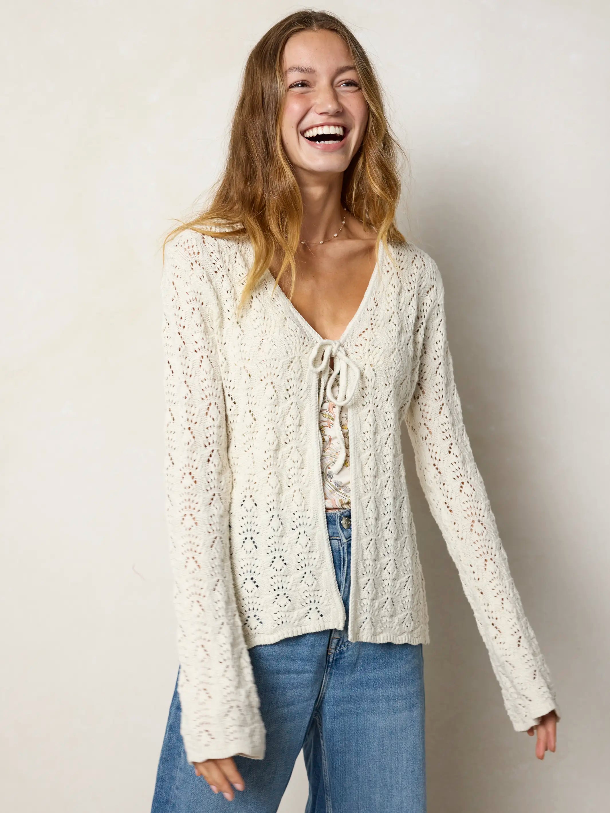 Josie Layering Sweater - Cream