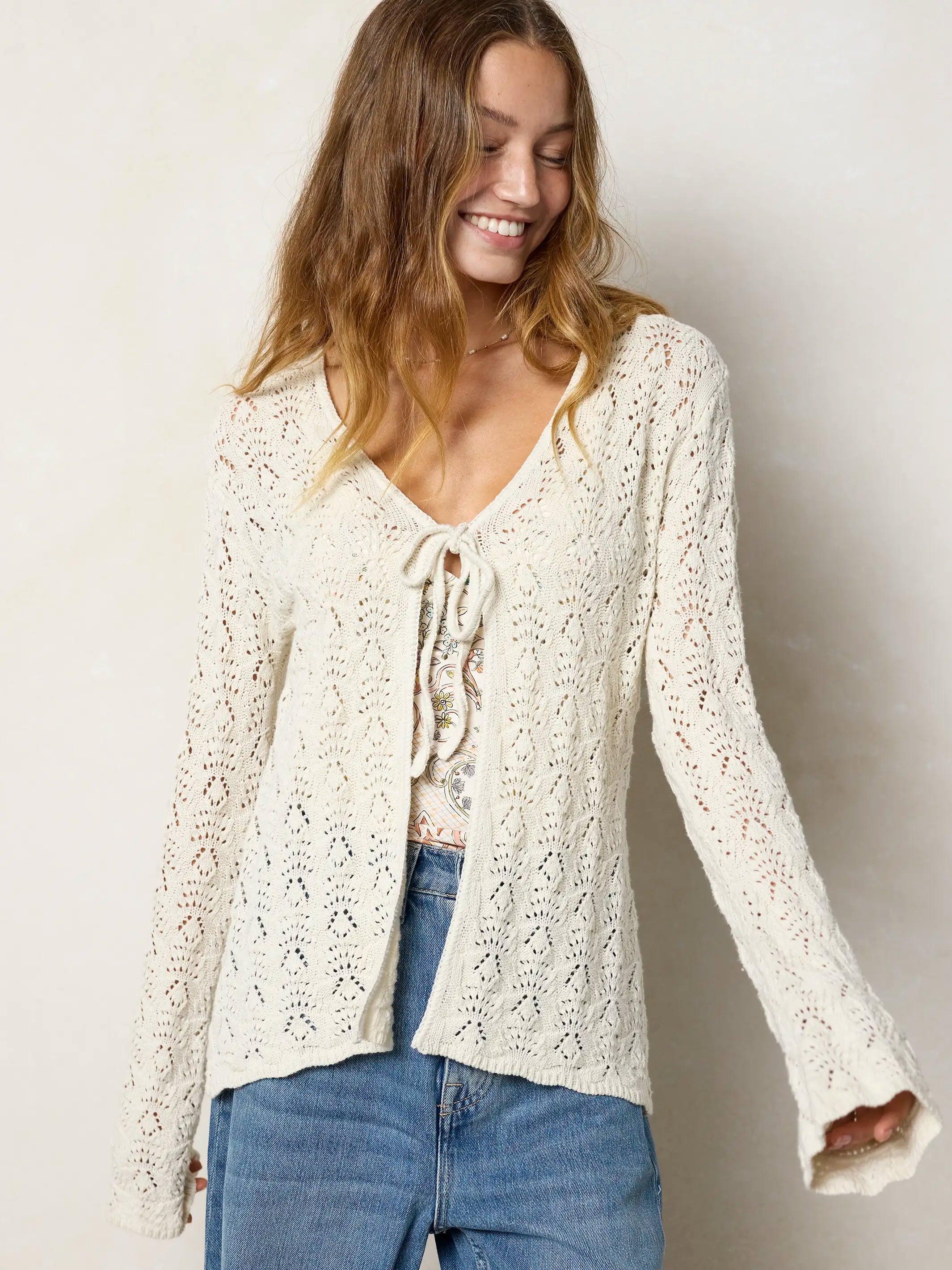 Josie Layering Sweater - Cream