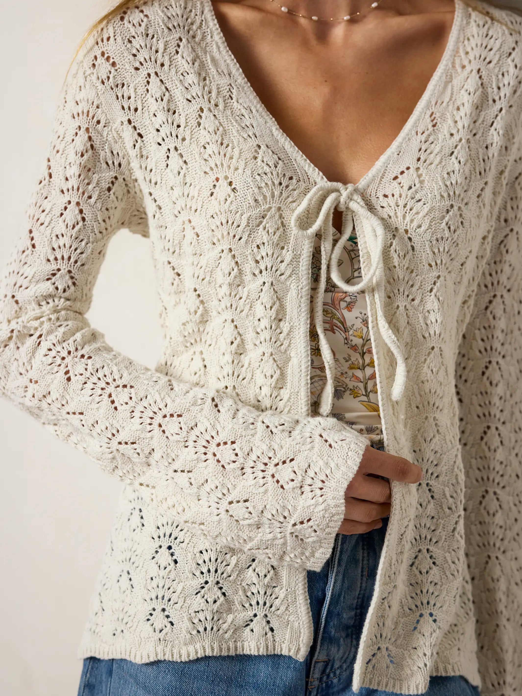 Josie Layering Sweater - Cream
