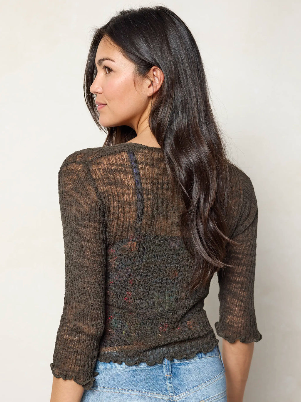 Presley Layering Cardigan - Charcoal