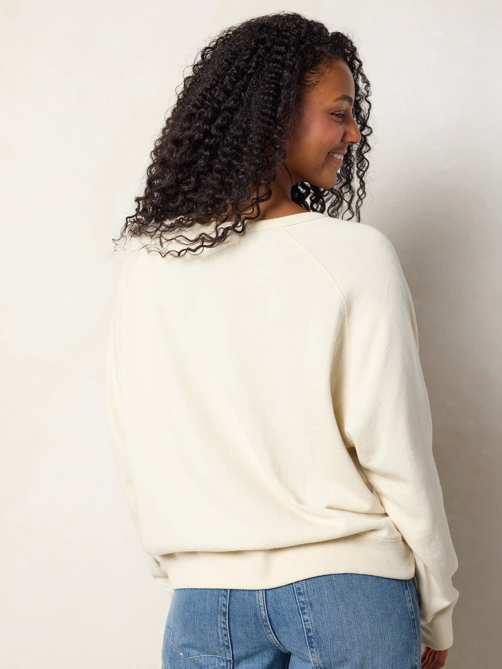 Old School Cotton Sweatshirt - Let It Be