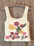Jo Intarsia Sweater Tank - Ivory