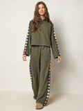 Lyvie Trim Sweatpants - Olive