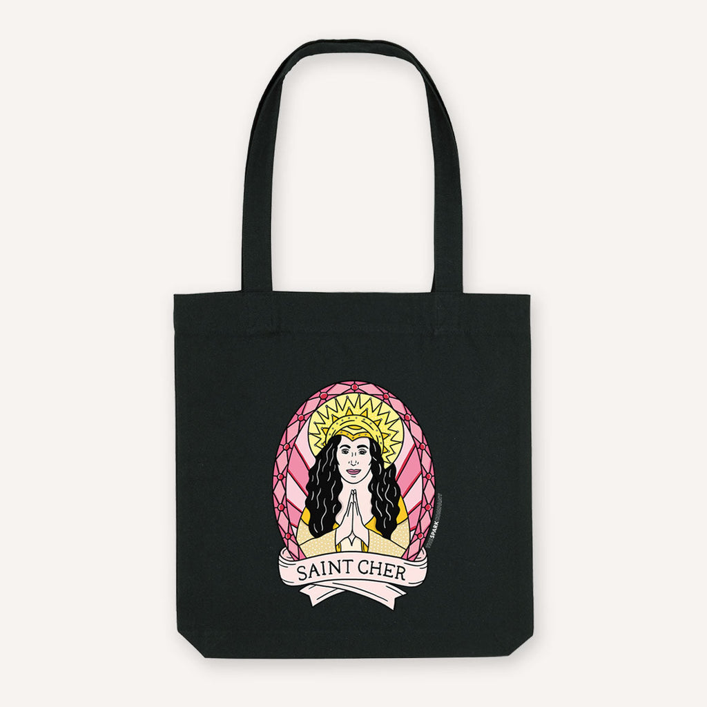 Saint Cher Strong As Hell Tote Bag