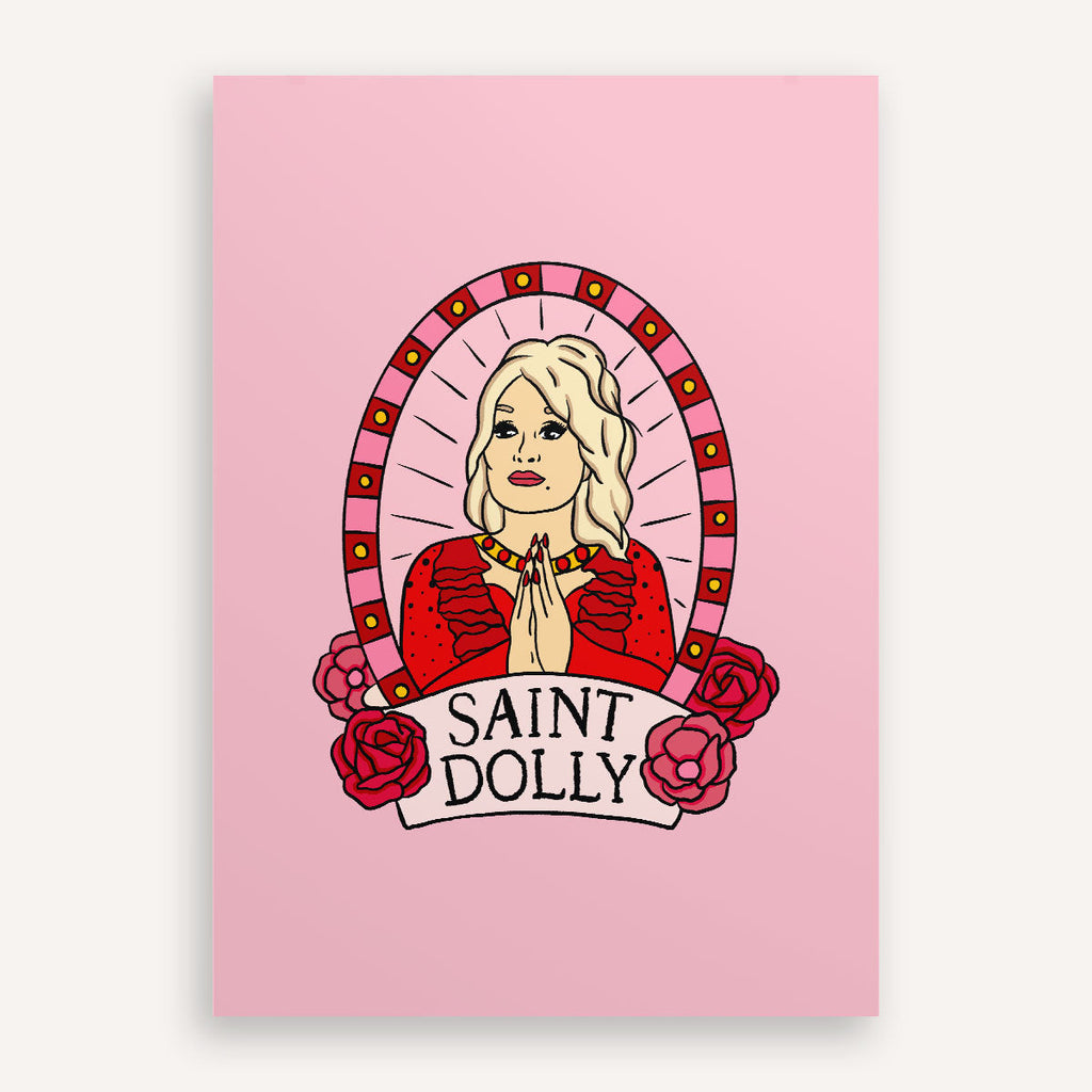 Saint Dolly Art Print