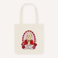 Saint Dolly Strong As Hell Tote Bag