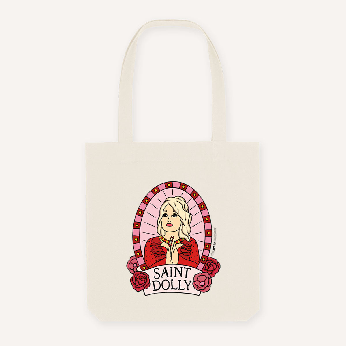 Saint Dolly Strong As Hell Tote Bag