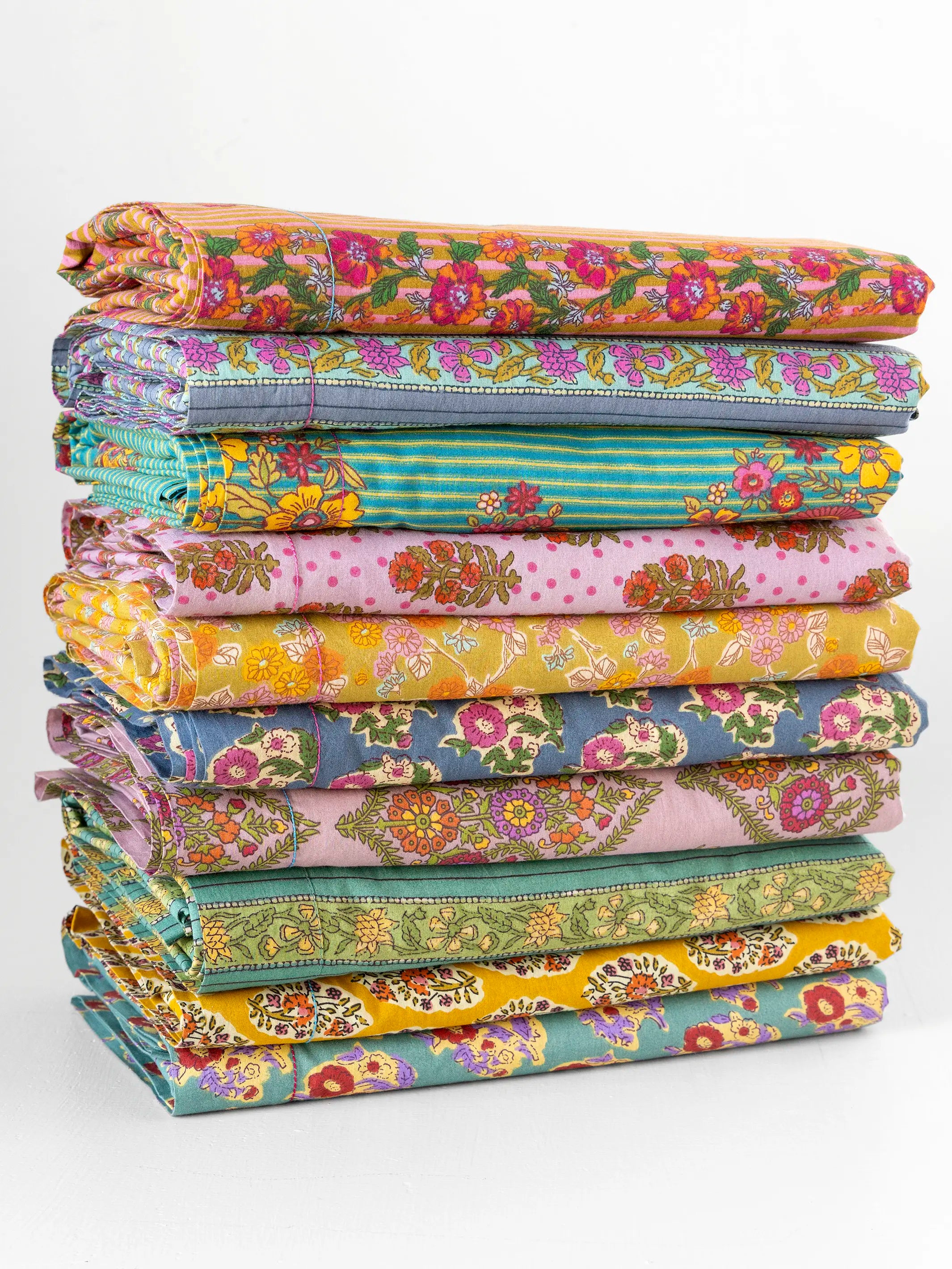Mix & Match Cotton Fitted Sheet - Denim Fields