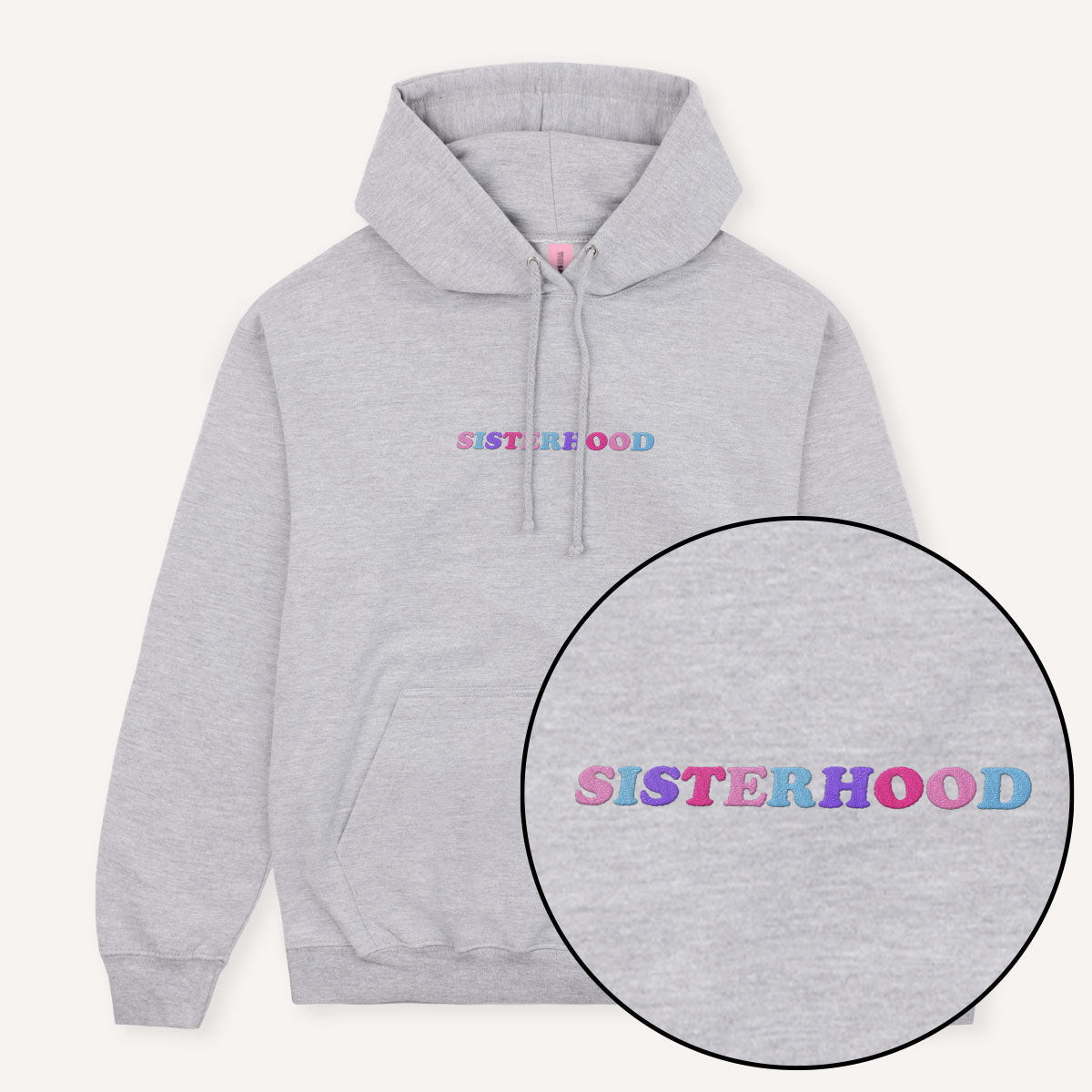 Sisterhood Embroidered Hoodie