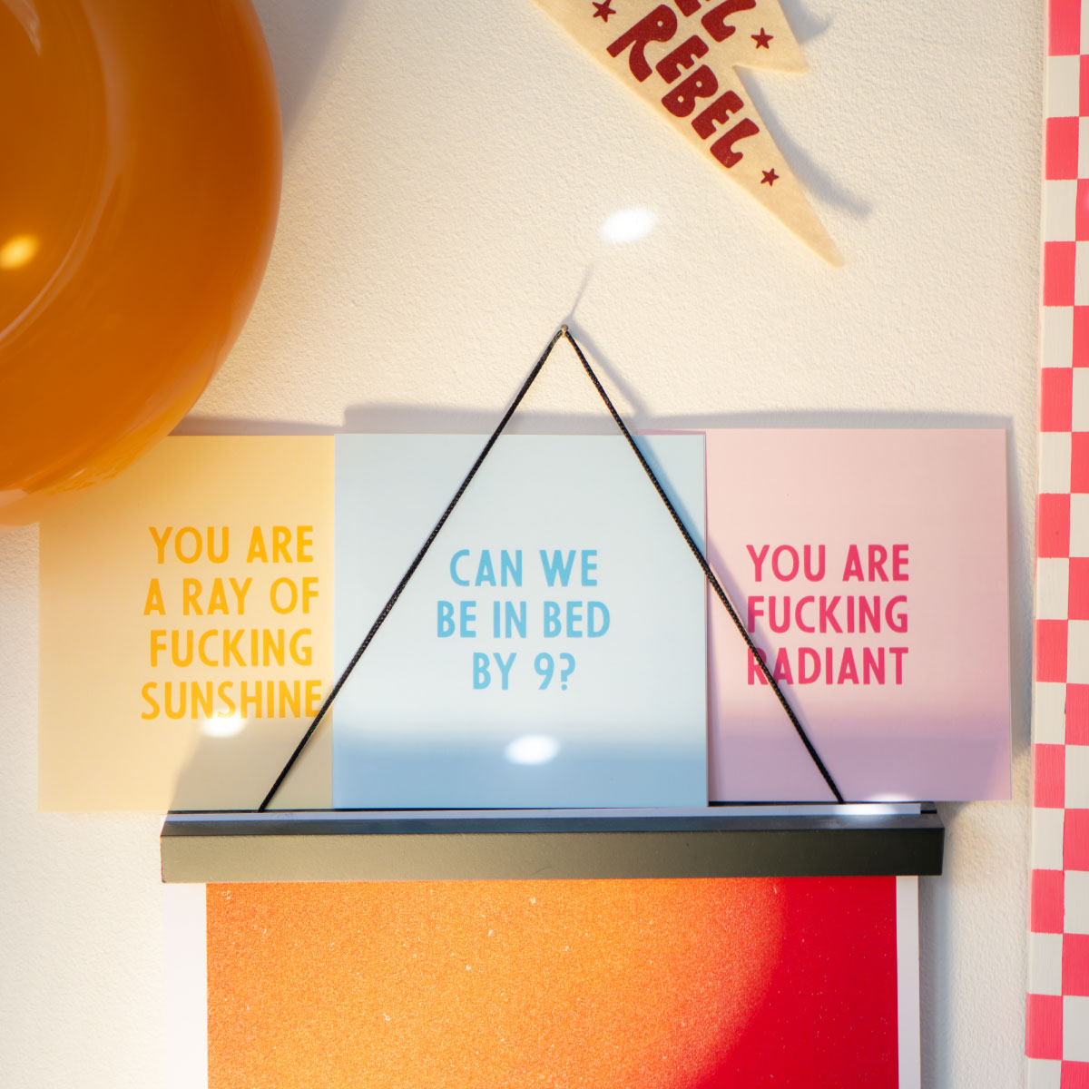 Slogan Greeting Cards (5 Pack)