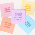 Slogan Greeting Cards (5 Pack)